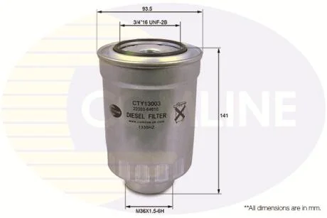 Comline - Фільтр палива (аналог WF8490) COMLINE CTY13003
