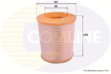 Comline Фільтр повітря (аналог WA9566) COMLINE EAF635