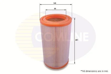 Comline Фільтр повітря (аналогWA9578) COMLINE EAF717
