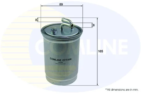 Comline - Фільтр палива (аналогWF8043/KL41) COMLINE EFF008