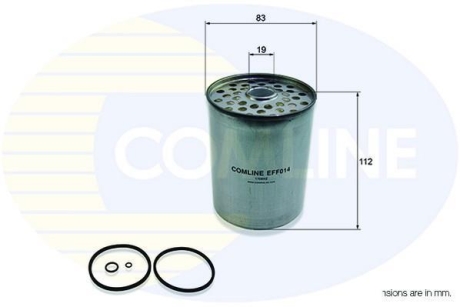 Фільтр палива (аналог WF8020) COMLINE EFF014 (фото 1)