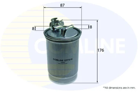 Comline - Фільтр палива (аналогWF8045/KL180) COMLINE EFF018