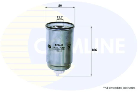 Comline - Фільтр палива (аналогWF8052/KC90) COMLINE EFF022