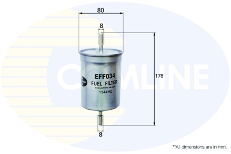 - Фільтр палива (аналогWF8041/KL79) COMLINE EFF034