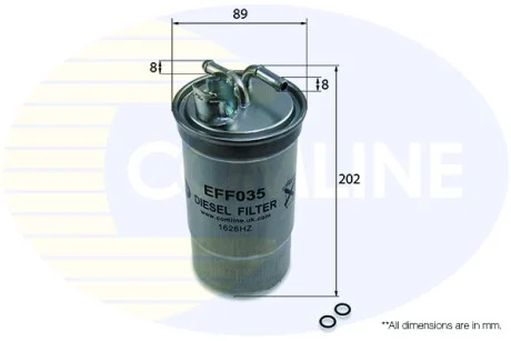 Comline - Фільтр палива (аналогWF8046/KL147D) COMLINE EFF035
