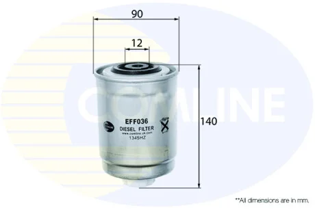 Comline - Фільтр палива (аналогWF8053/KC109) COMLINE EFF036