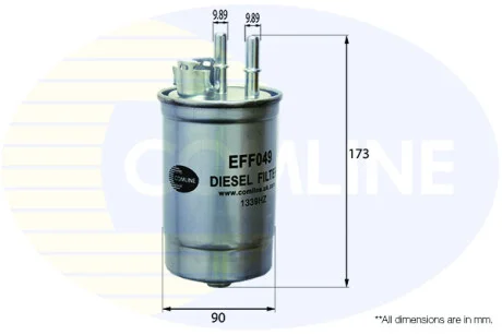 Comline - Фільтр палива (аналогWF8197/KL173) COMLINE EFF049