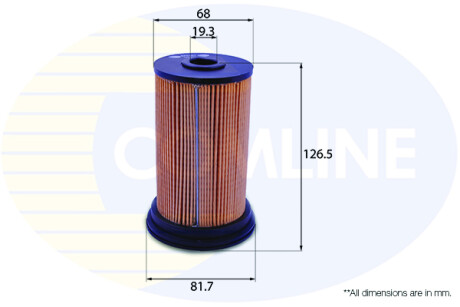 - Фільтр палива (аналогWF8240/KX69) COMLINE EFF081