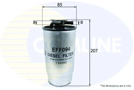 Comline - Фільтр палива (аналогWF8263/KL160/1) COMLINE EFF094