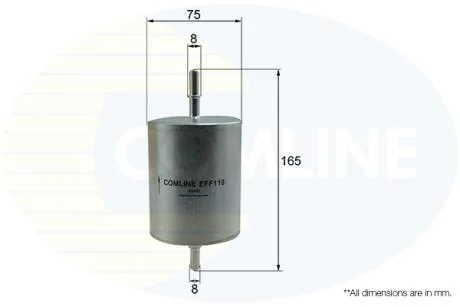 Comline Фільтр палива (аналог WF8251) COMLINE EFF118