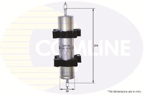 Comline Фільтр палива (аналог WF8314) COMLINE EFF135