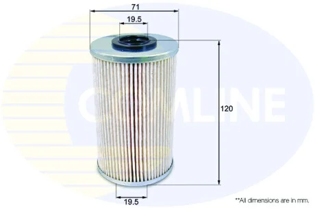 Comline - Фільтр палива (аналогWF8301/KX204D) COMLINE EFF139