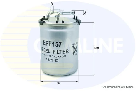 Comline - Фільтр палива (аналогWF8379/KL494) COMLINE EFF157