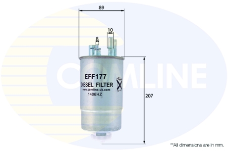 - Фільтр палива (аналогWF8384/KL566) COMLINE EFF177