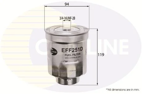 Comline - Фільтр палива COMLINE EFF251D