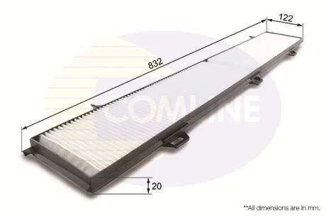 Comline - Фільтр салону COMLINE EKF107