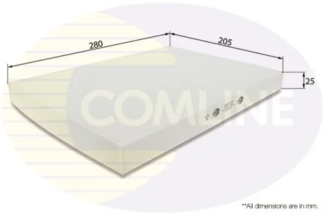 Comline - Фільтр салону (аналогWP6810/LA31) COMLINE EKF112