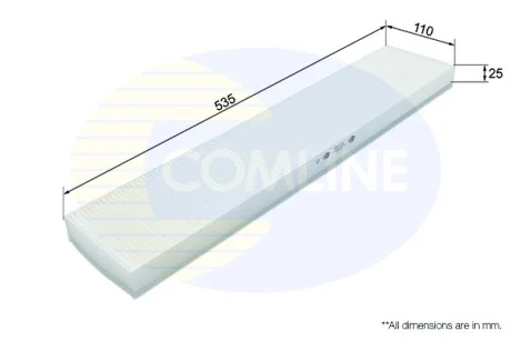Comline - Фільтр салону (аналогWP6848/LA226) COMLINE EKF131
