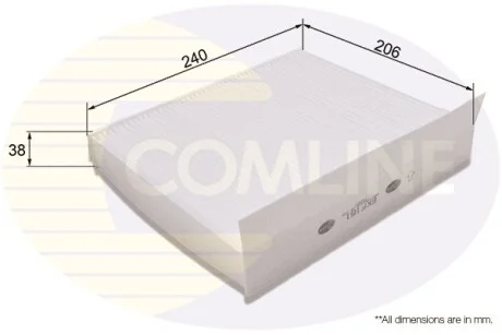 Comline - Фільтр салону (аналогWP9164/LA220) COMLINE EKF161