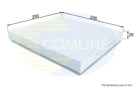 Comline - Фільтр салону (аналогWP9368/LAK411) COMLINE EKF172