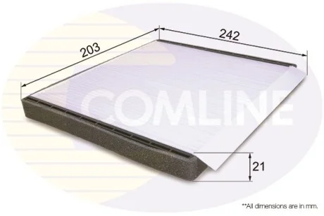 Comline - Фільтр салону (аналогWP2046/LA447) COMLINE EKF203