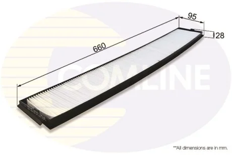 Comline - Фільтр салону (аналогWP9002/LA102) COMLINE EKF255