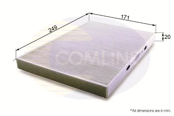 Comline - Фільтр салону COMLINE EKF262 (фото 1)