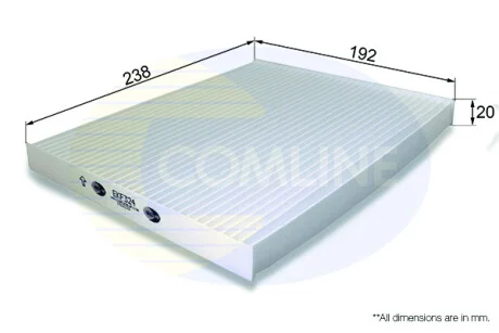 Comline - Фільтр салону (аналогWP2064/LA464) COMLINE EKF324