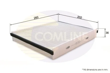 Comline - Фільтр салону (аналогWP2097/LAK875) COMLINE EKF375