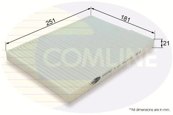 Comline Фільтр салону COMLINE EKF387 (фото 1)