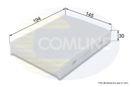 Comline - Фільтр салону (аналогWP2132) COMLINE EKF404