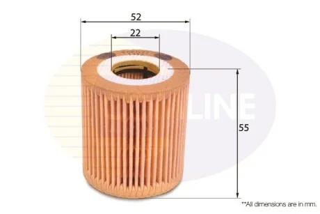 Comline - Фільтр оливи (аналогWL7239/OX346D) COMLINE EOF072