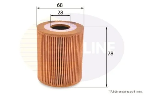 Comline - Фільтр оливи (аналогWL7283/OX156D1) COMLINE EOF081