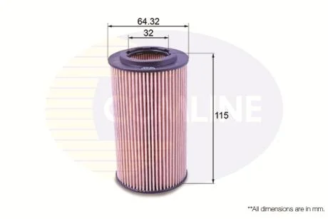 Comline Фільтр оливи COMLINE EOF092