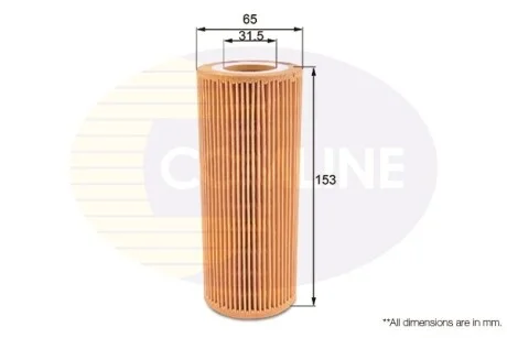 Comline - Фільтр оливи (аналогWL7406/OX177/3D) COMLINE EOF170