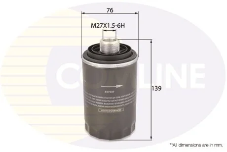 Comline - Фільтр оливи (аналогWL7466/OC456) COMLINE EOF227