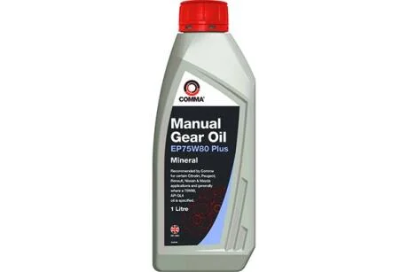 Трансмиссионное масло Comma EP75W80 Plus GL-3 / 4 75W-80 минеральное 1 л COMMA EP75W80P1L