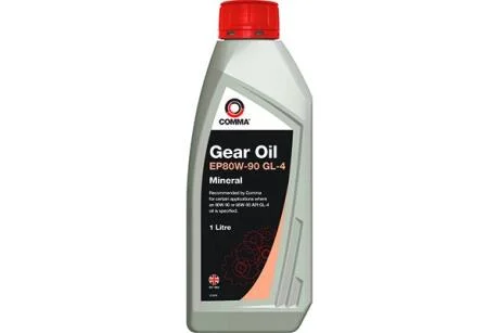 Трансмиссионное масло Comma EP80W-90 GL-4 GL-3 / 4 80W-90 минеральное 1 л COMMA GO41L