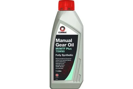 Трансмиссионное масло Comma Manual Gear Oil MVMTF Plus GL-4 75W-90 синтетическое 1 л COMMA MVMTFP1L