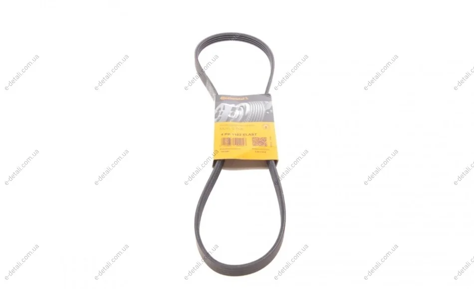 Ремінь генератора Citroen Jumper/Fiat Ducato/Peugeot Boxer 3.0HDi/D 06- Contitech 4PK1102 ELAST (фото 1)