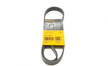 Ремінь генератора MB OM601/602 (-PS) Contitech 6PK1000