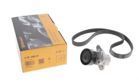 Комплект ременя генератора VW Caddy/Golf/Skoda Fabia/Octavia 1.0-1.4TSI 12- Contitech 6PK1005K1