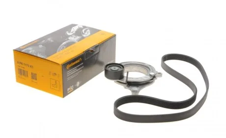 Комплект ременя генератора BMW 1 (F40)/2 (F44)/X1 (F48)/X2 (F39) 1.5/2.0 B38/B48 17- Contitech 6PK1173K1
