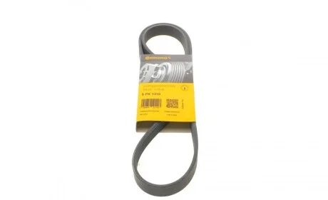 Ремень генератора Renault Kangoo 1.9dTi/dCi 00-/Peugeot 107 1.0 05-14/Toyota Aygo/Yaris 1.0/1.8 05- Contitech 6PK1210