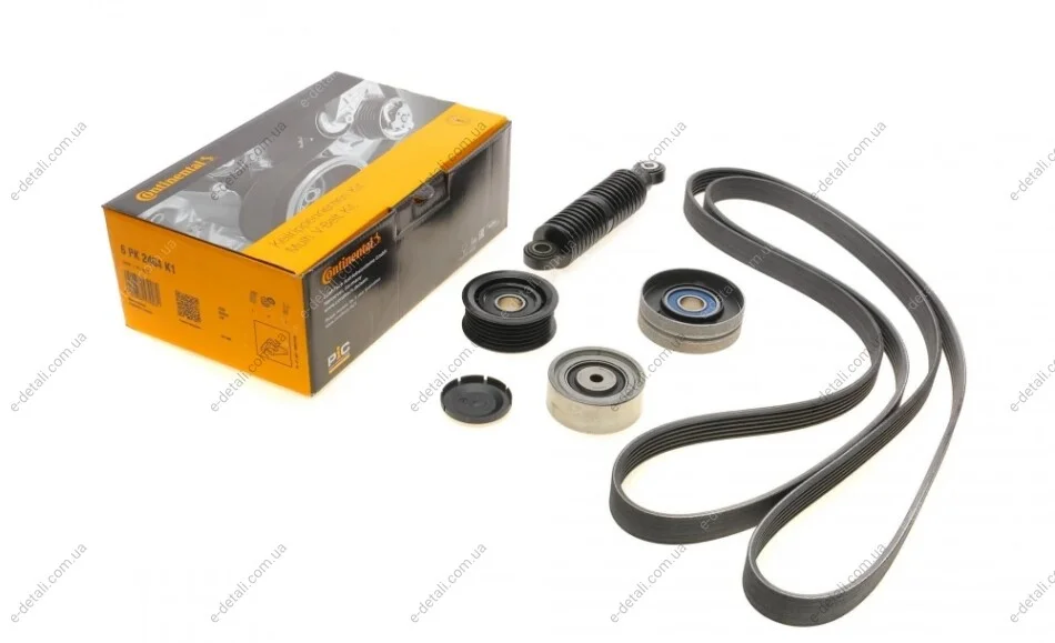 Комплект паса поликлинового Audi A4/A6/A8/VW Pass Contitech 6PK2404K1 (фото 1)