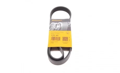 Ремень генератора VW T4/Caddy 1.9D/TD 90-03/Toyota Corolla/Auris 1.4D 06-14/Kia Rio 1.25 17- Contitech 6PK923