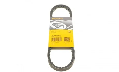 Ремень генератора Hyundai Accent 00-10/Kia Cerato/Rio 1.4-1.6 04- Contitech AVX13X670