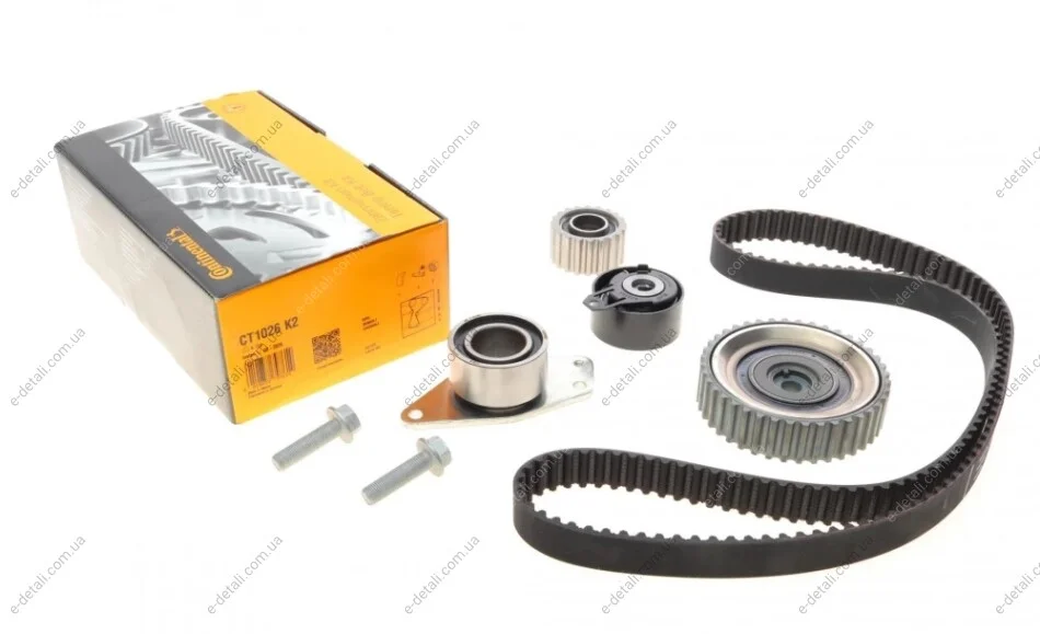 Комплект ГРМ Renault Kangoo 1.9dTi/dCi 00-/Master 1.9dTi 00-03/Opel Movano 1.9DTI 00-01 (26x153z) Contitech CT1026K2 (фото 1)