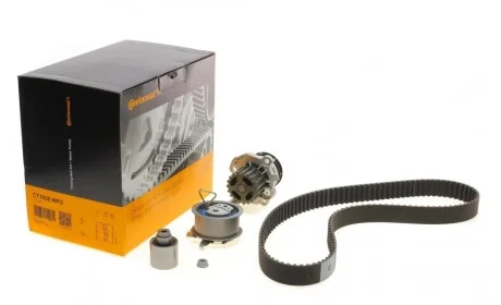Комплект ГРМ + помпа VW Golf 00-06/Ford Galaxy 00-06/Audi A3/A6 1.9TDI 00-05 (30x120z) Contitech CT1028WP2