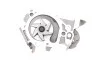 Комплект пасу ГРМ з насосом Renault Clio/Kangoo 1. Contitech CT1045WP1 (фото 11)